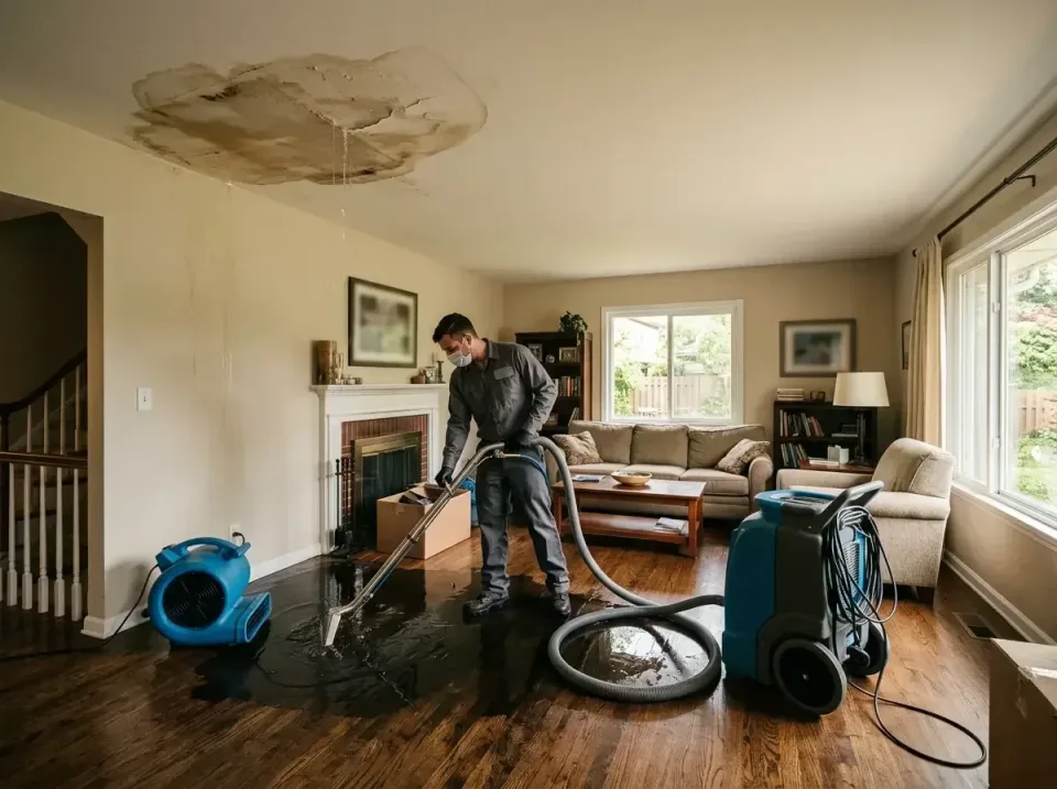 attic-pipe-burst-ceiling-drip-008 — frequently asked questions, Water Damage Restoration & Carpet Care in Sussex, WI